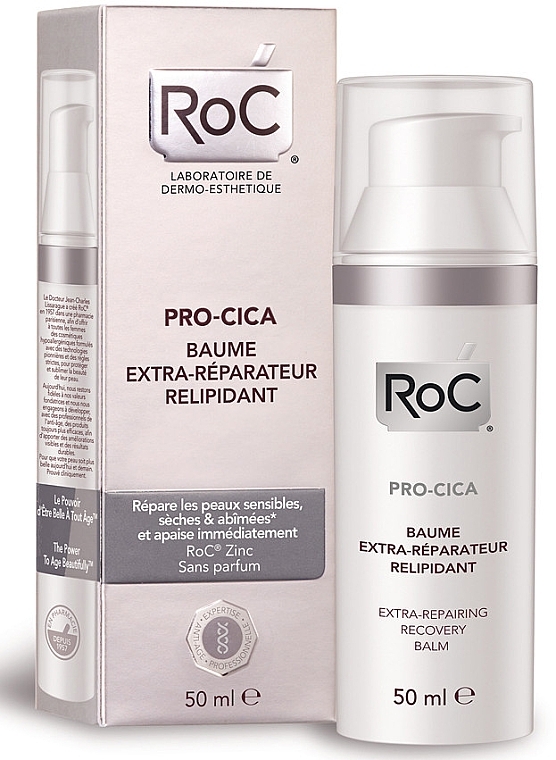 Repairing Balm for Dry Skin - RoC Pro-Cica Extra-Repairing Recovery Balm — photo N1