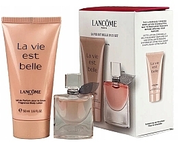 Fragrances, Perfumes, Cosmetics Lancome La Vie Est Belle - Set (edp/4ml + b/lot/50ml)