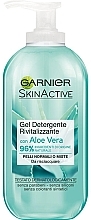 Fragrances, Perfumes, Cosmetics Revitalizing Face Cleansing Gel - Garnier Skinactive Revitalizing Detergent Aloe Vera Gel