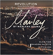 Eyeshadow Palette - Makeup Revolution Marley Glow Time Shadow Palette — photo N3