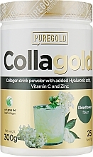 Elderberry Flavored Collagen + Hyaluronic Acid, Vitamin C and Zinc - PureGold CollaGold Eldelflower — photo N1