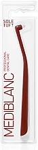 Fragrances, Perfumes, Cosmetics Soft Toothbrush  - Mediblanc Sole Tuft Red