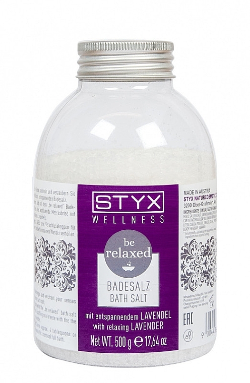 Lavender Bath Salt - Styx Naturcosmetic Be Relaxed Lavender Bath Salts — photo N1