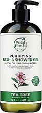 Fragrances, Perfumes, Cosmetics Firming Shower Gel 'Tea Tree' - Petal Fresh Shower Gel