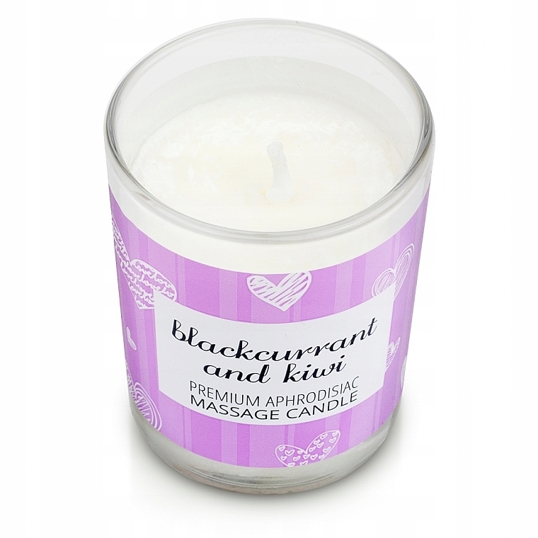 Massage Candle "Black Currant & Kiwi" - Magnetifico Enjoy it! Massage Candle Blackcurrant & Kiwi — photo N3