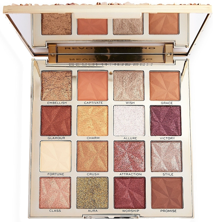 Eyeshadow Palette - Revolution PRO Ultimate Crustal Palette — photo N1