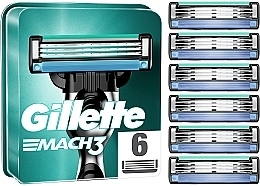 Fragrances, Perfumes, Cosmetics Refill Cartridges, 6 pcs. - Gillette Mach3