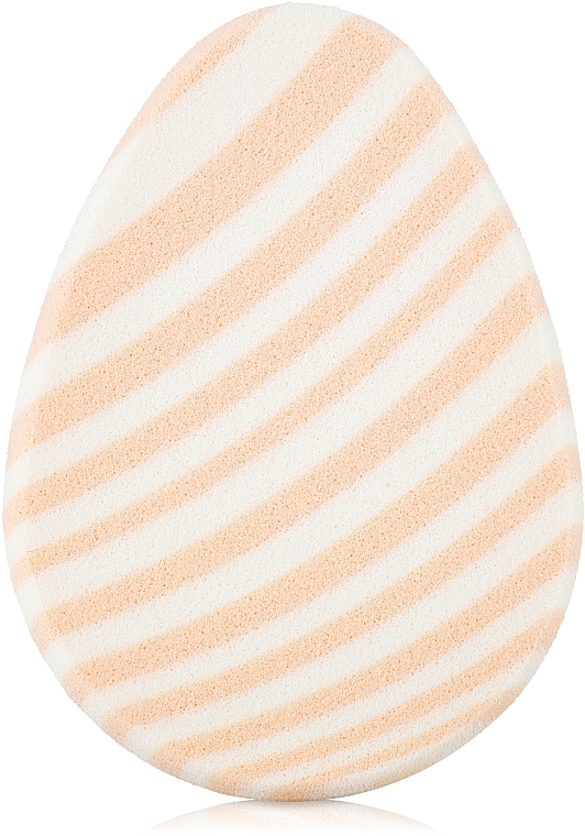 Rubberized Drop Makeup Sponge, SP-102 - Silver Style — photo N1