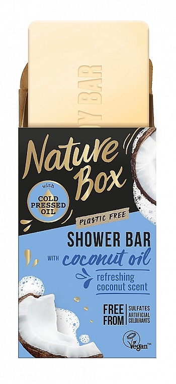 Coconut Oil Shower Soap Bar - Nature Box Coconut Oil Shower Bar — photo N1