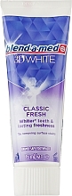 Fragrances, Perfumes, Cosmetics Toothpaste "3D Whitening" - Blend-a-med 3D White Toothpaste