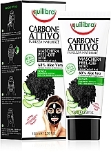 Fragrances, Perfumes, Cosmetics Activated Charcoal Face Mask - Equilibra Active Charcoal Detox Peel-Off Mask