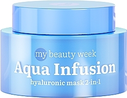 Hydrating 2-in-1 Hyaluronic Acid Face Mask - 7 Days My Beauty Week Aqua Infusion — photo N2
