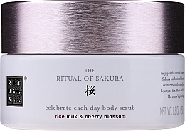 Fragrances, Perfumes, Cosmetics Rituals - The Ritual of Sakura Rice Milk & Cheery Blossom Body Scrub