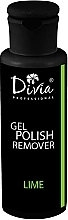 Fragrances, Perfumes, Cosmetics Gel Polish Remover with Lime Extract - Divia Gel Nail Remover