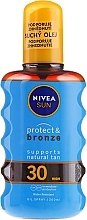 Sun Protective Oil - Nivea Sun Care Protect & Bronze Oil SPF 30 — photo N1