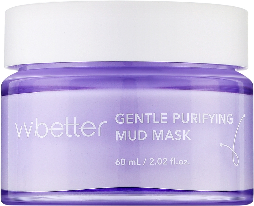 カオリン、バクチオール、スクワランを配合した泥フェイスマスク - VVbetter Gentle Purifying Mud Mask — photo N1