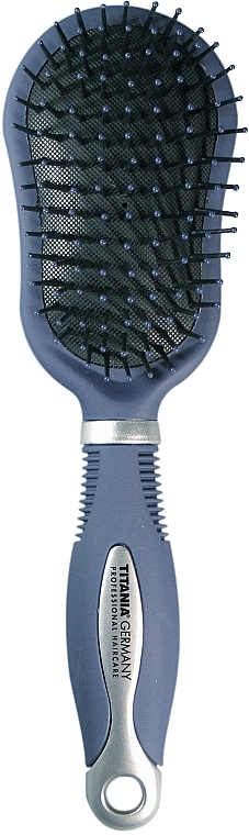 Black Massage Hair Brush, 23.5 cm - Titania Salon Professional — photo N1