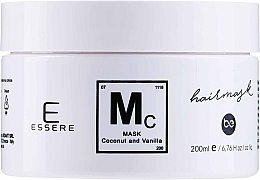 Fragrances, Perfumes, Cosmetics Coconut & Vanilla Hair Mask - Essere Hair Mask Nourishing Coconut & Vanilla