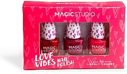 Nail Polish Set - Magic Studio Love Vibes 3 Nail Polishes (nail/polish/3x1.8ml) — photo N1