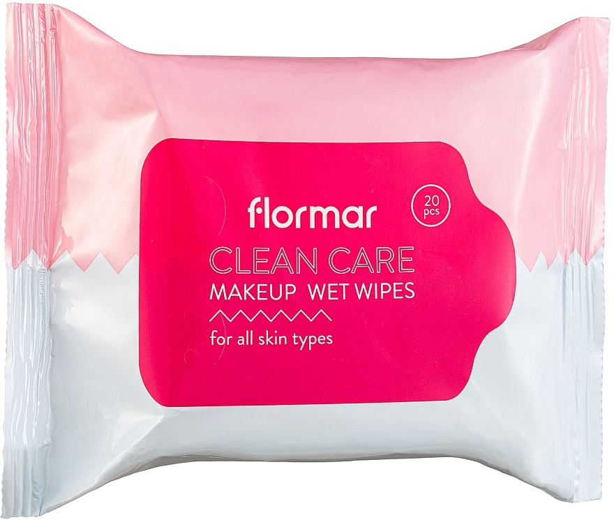 Makeup Remover Wet Wipes for All Skin Types - Flormar Clean Care Make-Up Wet Wipes — photo N1