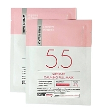 Fragrances, Perfumes, Cosmetics Soothing Sheet Mask for Sensitive Skin - Acwell Super-Fit Calming Full Mask