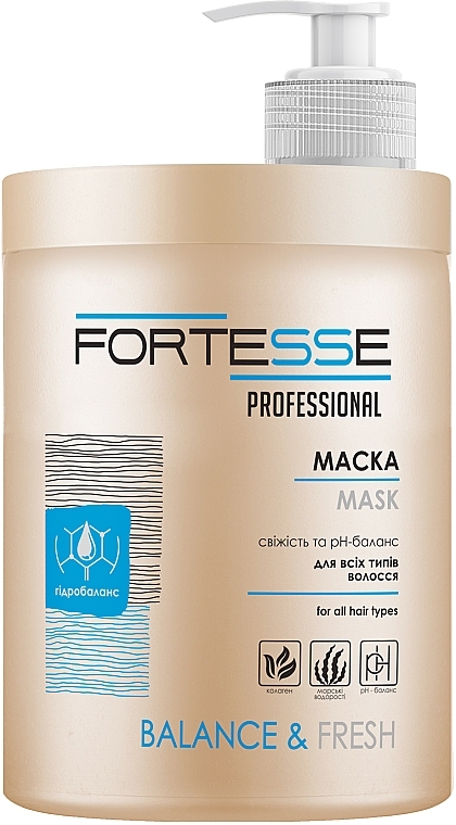 Balance Hair Mask - Fortesse Professional Balance & Fresh Mask — photo N2