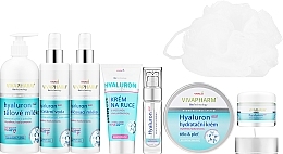 Fragrances, Perfumes, Cosmetics Set, 9 products - Vivaco Vivapharm Hyaluronic Acid Set