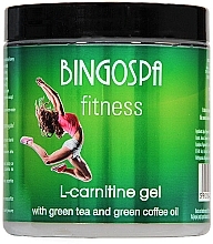 Fragrances, Perfumes, Cosmetics Gel with L-Carnitine and Green Tea - BingoSpa L-Carnitine Gel Green Tea