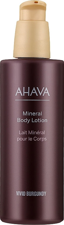 Mineral Body Lotion - Ahava Vivid Burgundy Mineral Body Lotion — photo N1