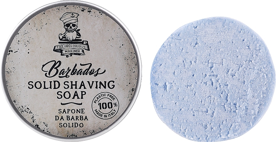 Solid Shaving Soap - The Inglorious Mariner Barbados Solid Shaving Soap — photo N1
