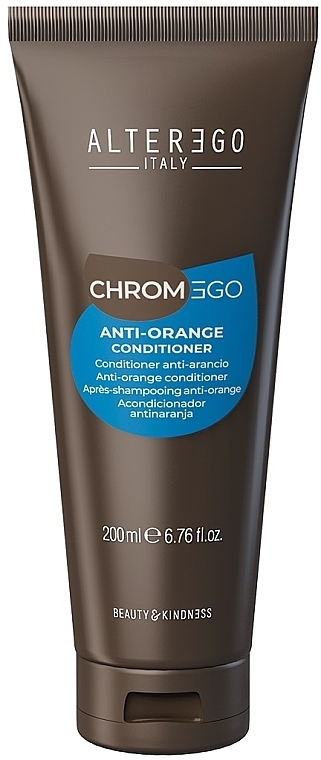 Orange Pigment Neutralization Conditioner - Alter Ego ChromeGo Anti-Orange Conditioner — photo N2