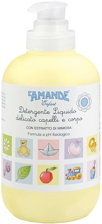 Kids Hair & Body Wash - L'Amande Enfant Gentle Child Soap for Body & Hair — photo N1