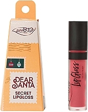 Glow for mushrooms in a gift box - PuroBio Cosmetics Secret Lip Gloss — photo N1