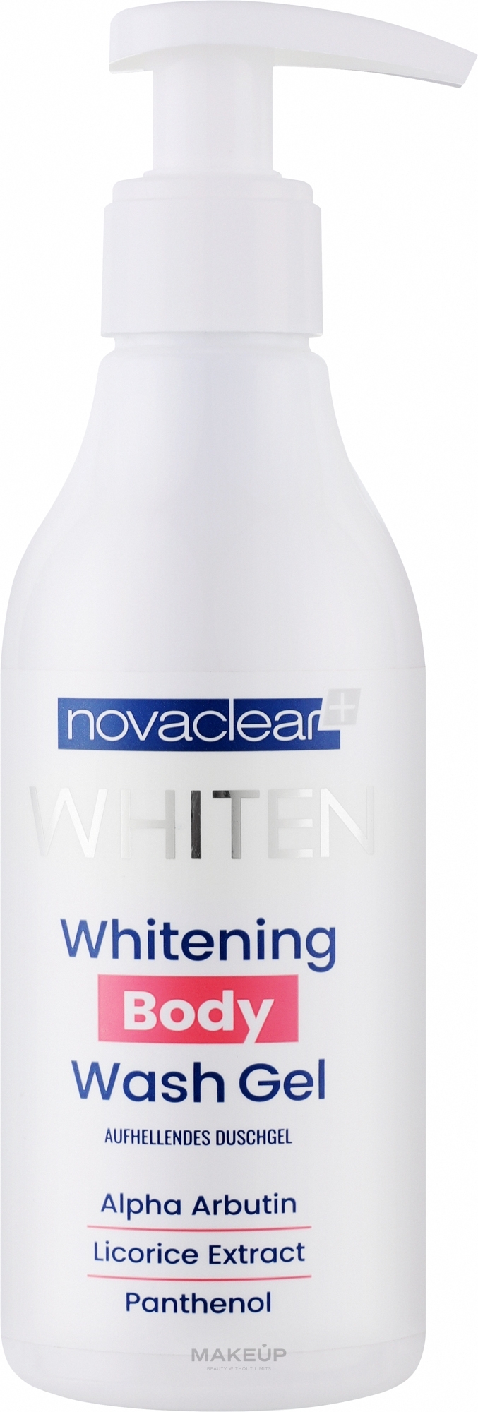 Whitening Shower Gel - Novaclear Whiten Whitening Body Wash Gel — photo 200 ml