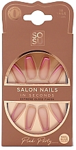 Fragrances, Perfumes, Cosmetics False Nail Set - Sosu by SJ Salon Nails In Seconds Pink Party