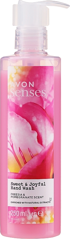 Freesia & Pomegranate Liquid Soap - Avon Senses — photo N1