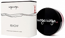 Natural Amber Blush - Uoga Uoga Natural Blush Powder With Amber — photo N1