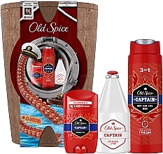 Set - Old Spice Captain (deo/50ml + sh/gel/250ml + ash/lot/100ml + bag) — photo N4