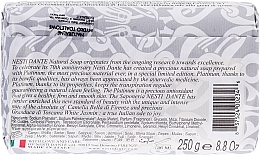 Soap "Platinum" - Nesti Dante Luxury Platinum Soap 70th Anniversary  — photo N2