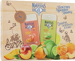 Fragrances, Perfumes, Cosmetics Set "Juicy Wave of Freshness" - Le Petit Marseillais (sh/gel/250ml + sh/gel/250ml)