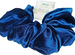Velvet Scrunchie, blue - Yeye Velvet XXL — photo N2