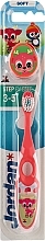 Fragrances, Perfumes, Cosmetics New Travel Cap Toothbrush, coral-pink - Jordan