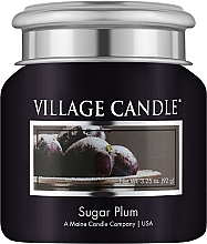 Scented Candle - Village Candle Dome Sugar Plum — photo N1