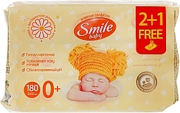 Wet Wipes 2+1 Camilla and Aloe Extract - Smile Ukraine Baby — photo N2