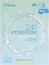 Fragrances, Perfumes, Cosmetics Sensitive Skin Mask - 7th Heaven 24H Hydration Sensitive Skin Sheet Mask