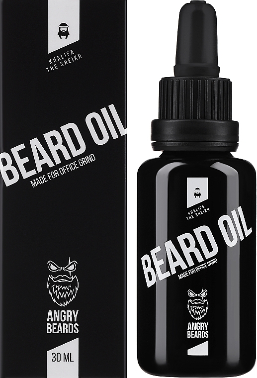 GIFT! Beard Oil - Angry Beards Khalifa The Sheikh Beard Oil — photo N2