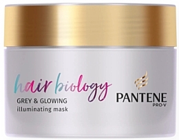 Fragrances, Perfumes, Cosmetics Hair Mask - Pantene Pro-V Hair Biology Grey & Glowing Illuminating Mask