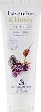 Foot Cream "Lavender & Honey" - Bulgarian Rose Lavender And Honey Foot Cream — photo N9