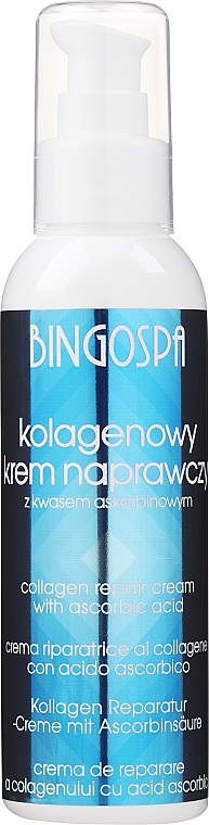 Collagen Face Cream with Ascorbic Acid - BingoSpa — photo N1