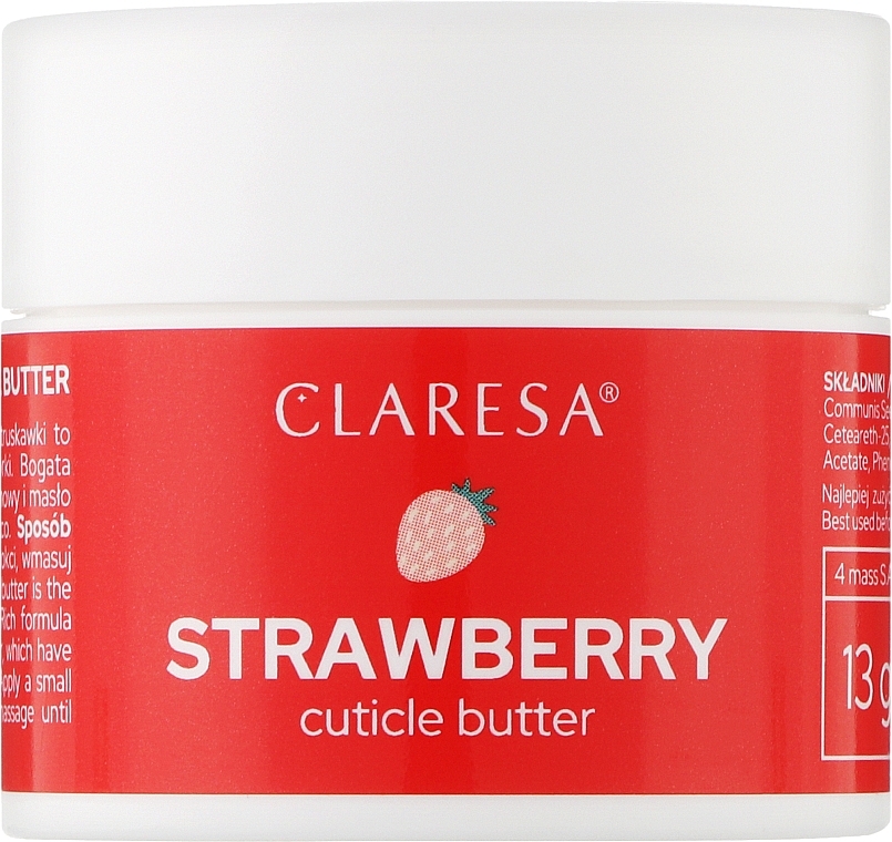 Strawberry Cuticle Oil - Claresa Strawberry Cuticle Butter — photo N2